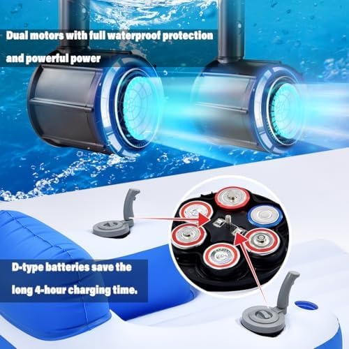 Motorized Pool Float,Motorized floaties,Motorized Floats for Adults,360-degree rotatable Electric Propeller, Suitable for Pools, Lakes and Parties