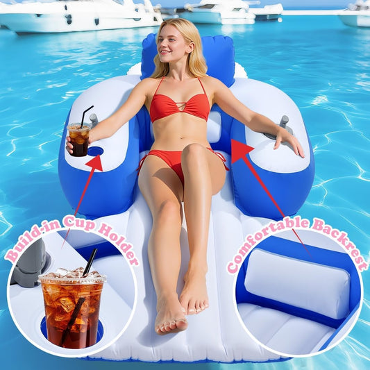 Motorized Pool Float,Motorized floaties,Motorized Floats for Adults,360-degree rotatable Electric Propeller, Suitable for Pools, Lakes and Parties